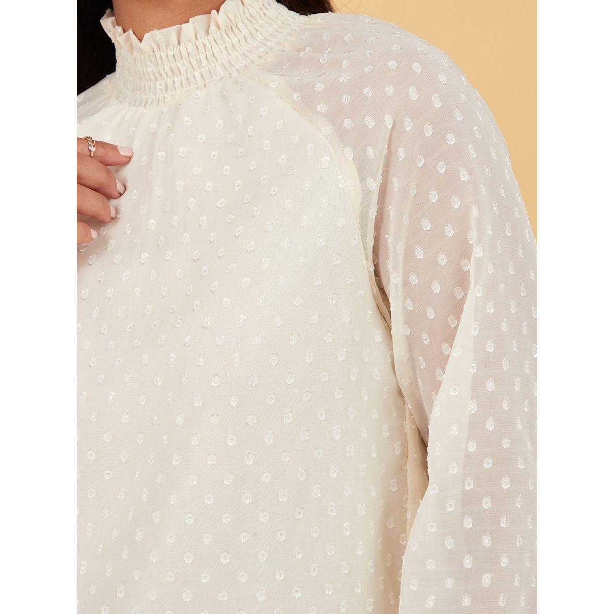 بلوزة بياقة عالية واكمام طويلة من ستايلي-women-clothing-shirtsandblouses-blouses-image-4