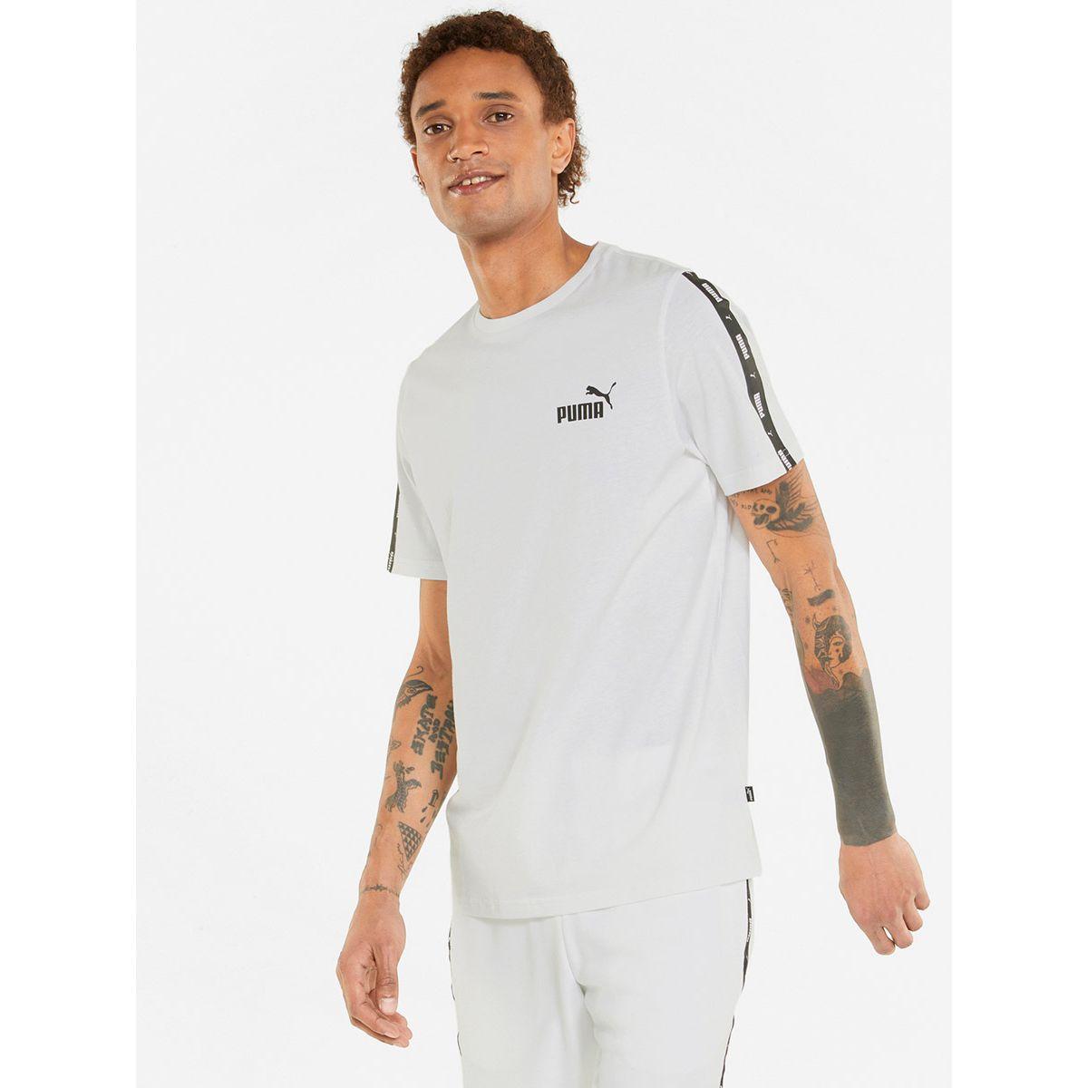 Puma Essentials Tape Logo Detail Jersey T-shirt-men-clothing-tshirtsandpolos-tshirts-image-1