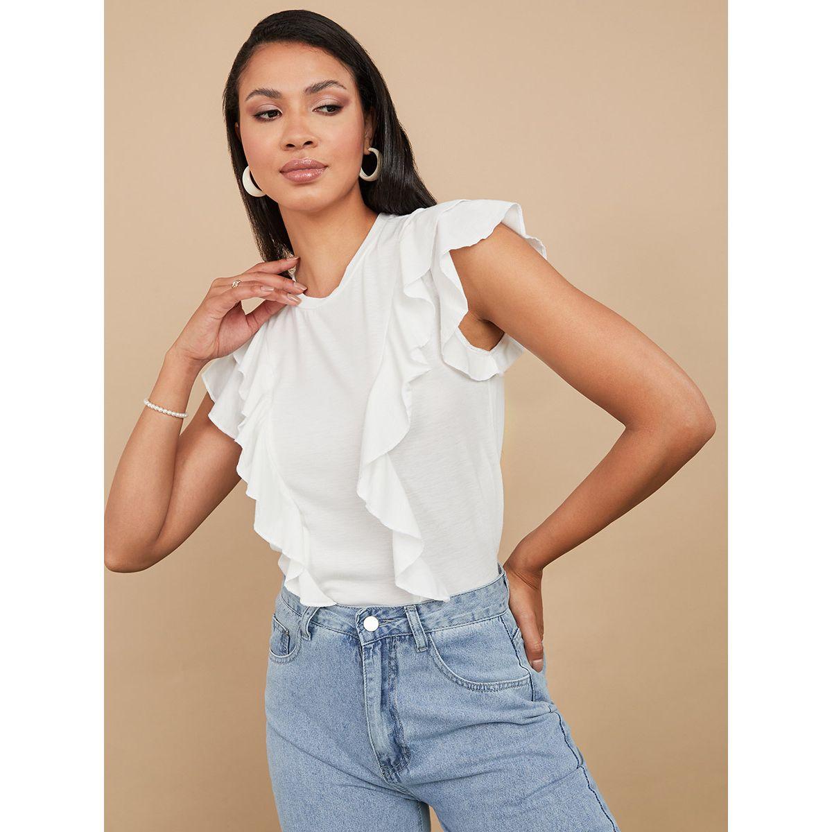 بلوزة كاجوال بلا اكمام من ستايلي-women-clothing-shirtsandblouses-blouses-image-1