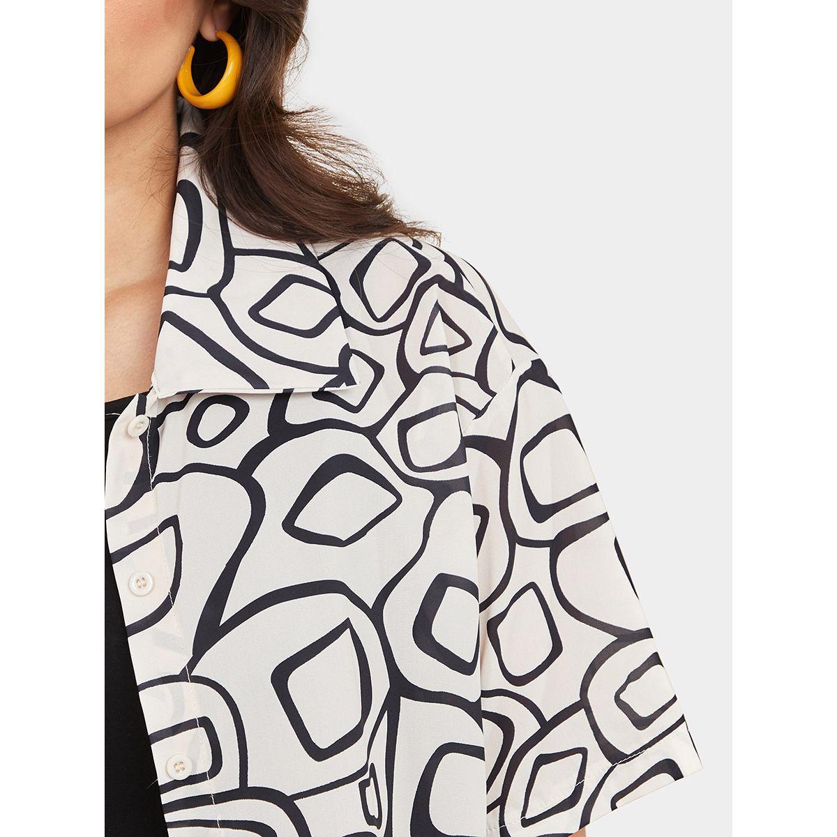 بلوزة كاجوال باكمام قصيرة من ستايلي-women-clothing-shirtsandblouses-shirts-image-3