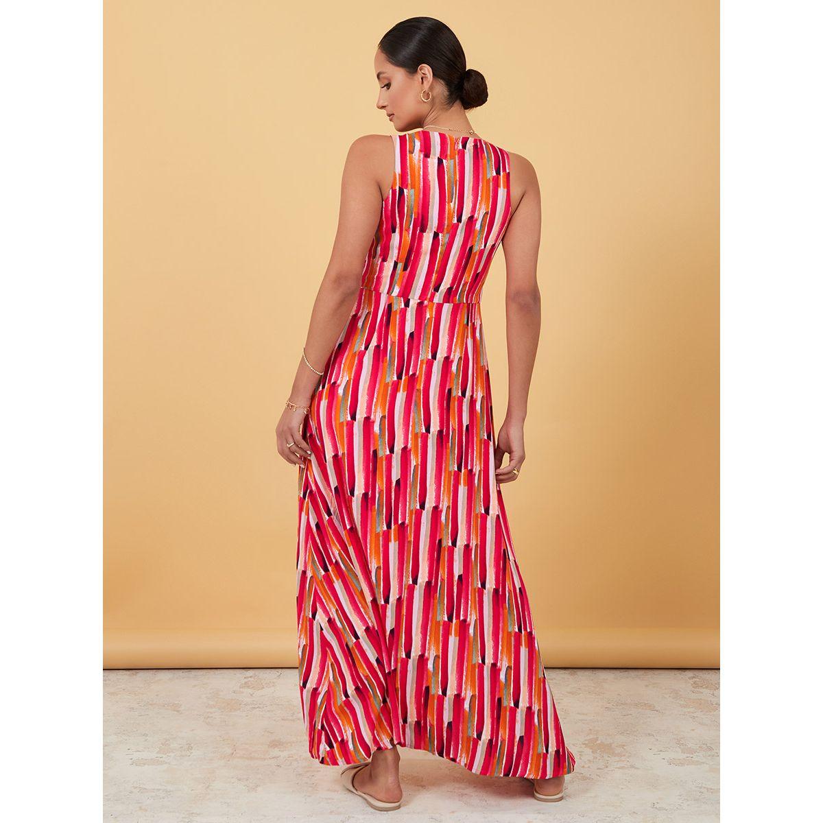 Styli Sleeveless Multi Striped A-Line Maxi Dress-women-clothing-dresses-image-4