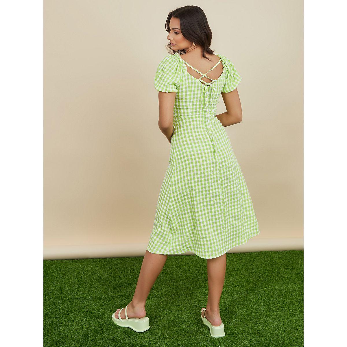فستان ميدي مطبع بمربعات من ستايلي-women-clothing-dresses-image-5