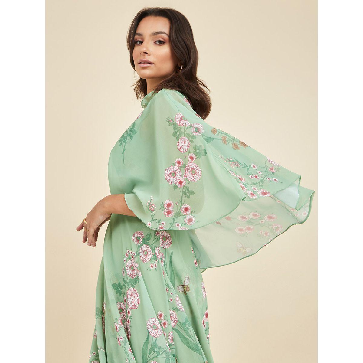 فستان طويل مطبع بزهور من ستايلي-women-clothing-dresses-image-2