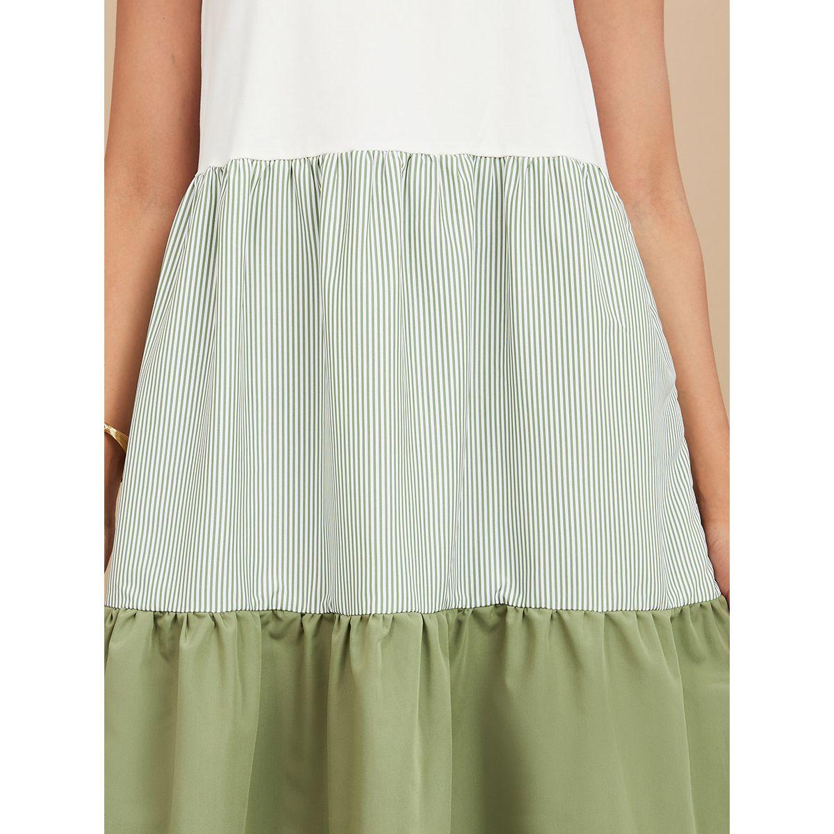فستان ميدي باكمام كاب من ستايلي-women-clothing-dresses-image-3