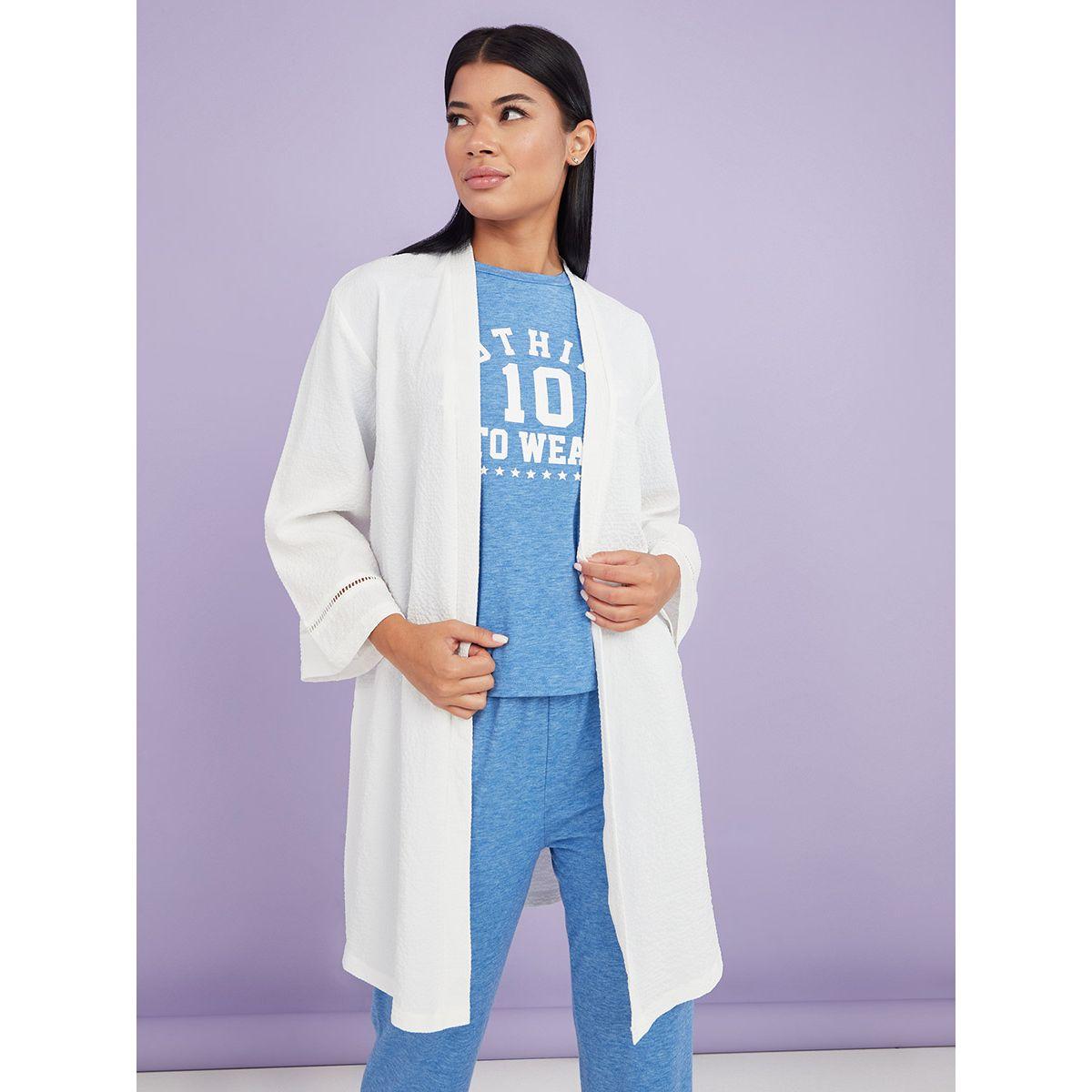 Styli Textured Long Sleeves Robe-women-clothing-nightwear-robes-image-3