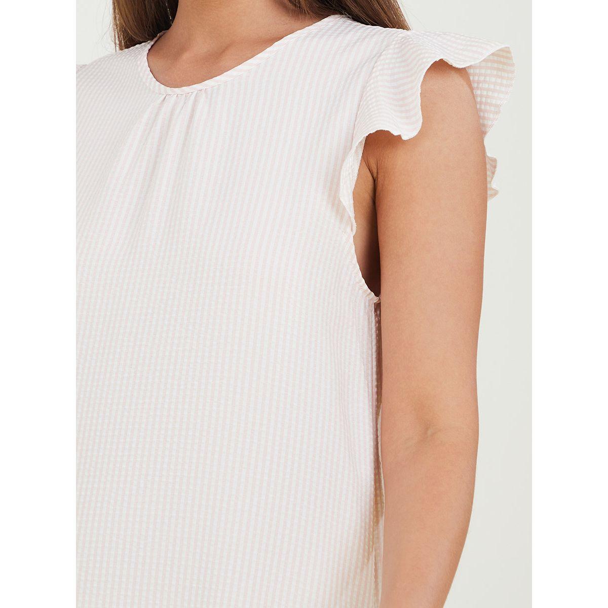 قميص نوم ميدي بكشكش من ستايلي-women-clothing-nightwear-nighties-image-5