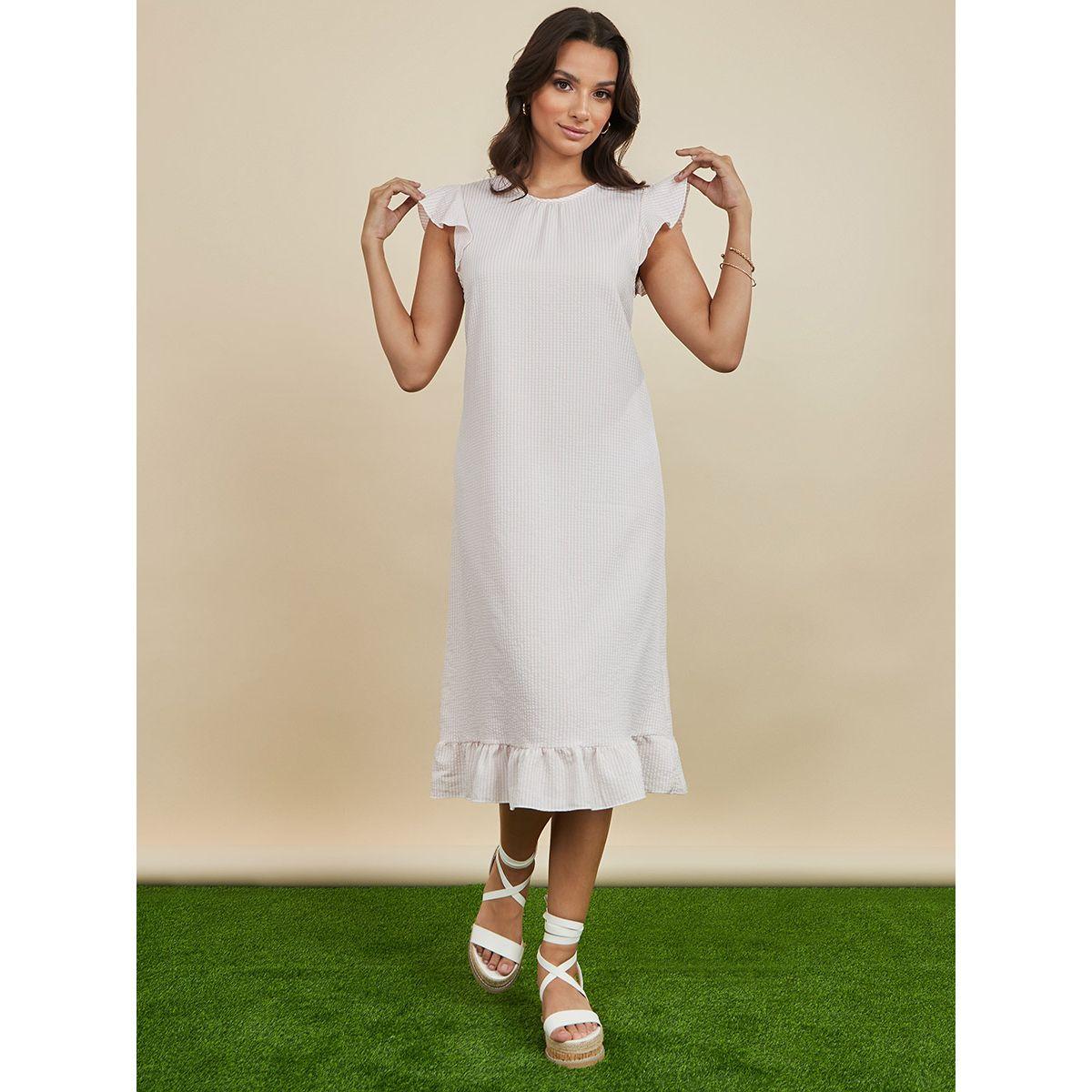 قميص نوم ميدي بكشكش من ستايلي-women-clothing-nightwear-nighties-image-6