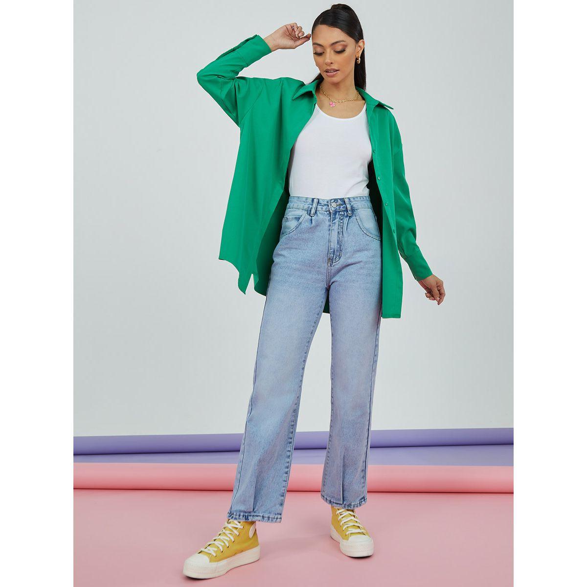 جينز بقصة موم المستقيمة من ستايلي-women-clothing-bottoms-jeans-image-2
