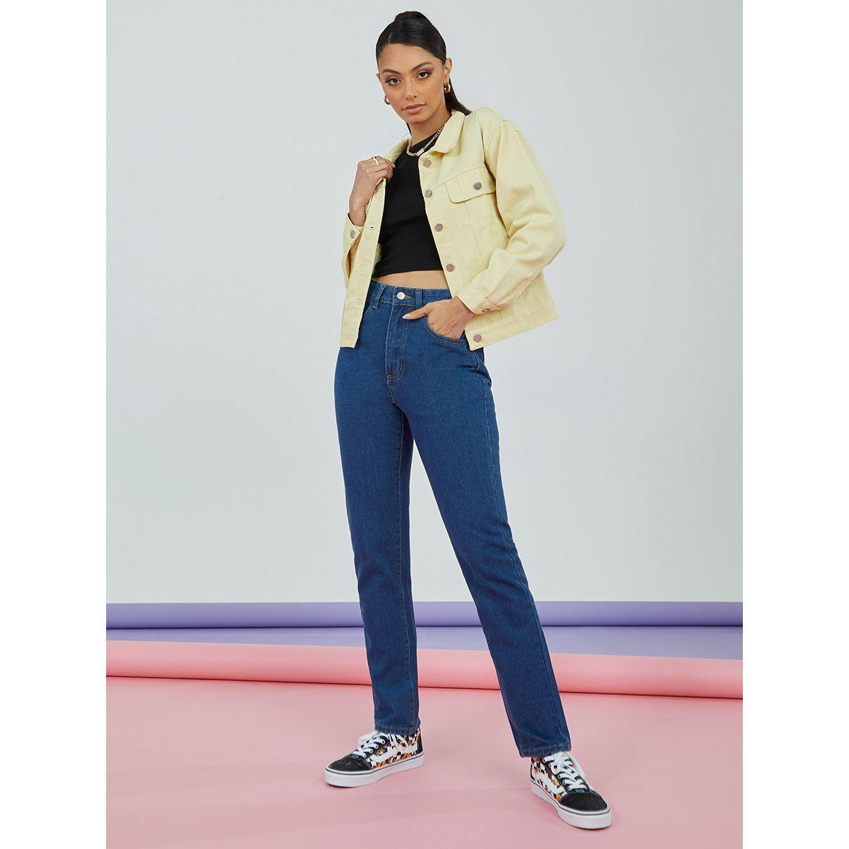 Styli High Rise Straight Leg Jeans-women-clothing-bottoms-jeans-image-2
