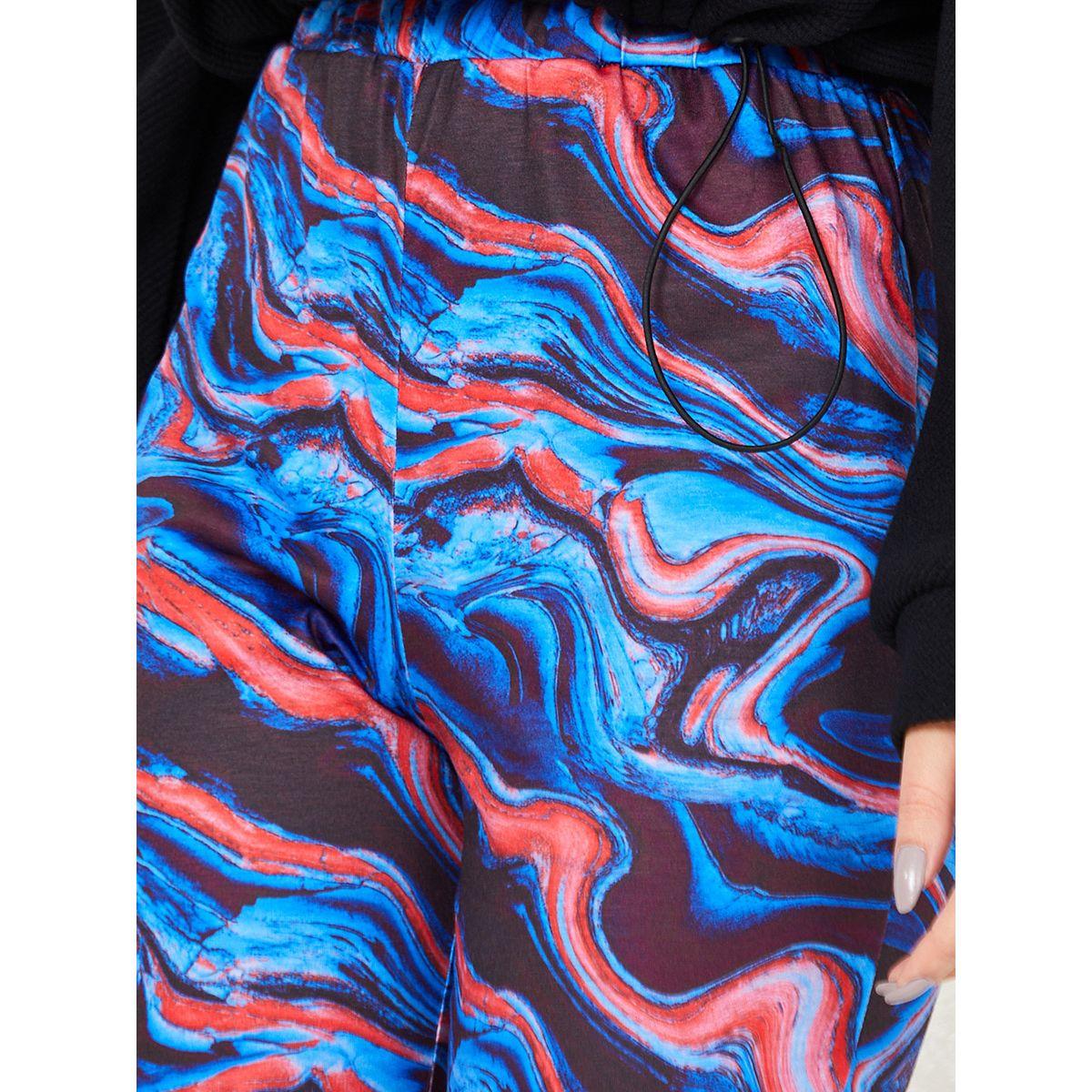 Styli Marble Print Flare Trouser-women-clothing-bottoms-trousers-image-3