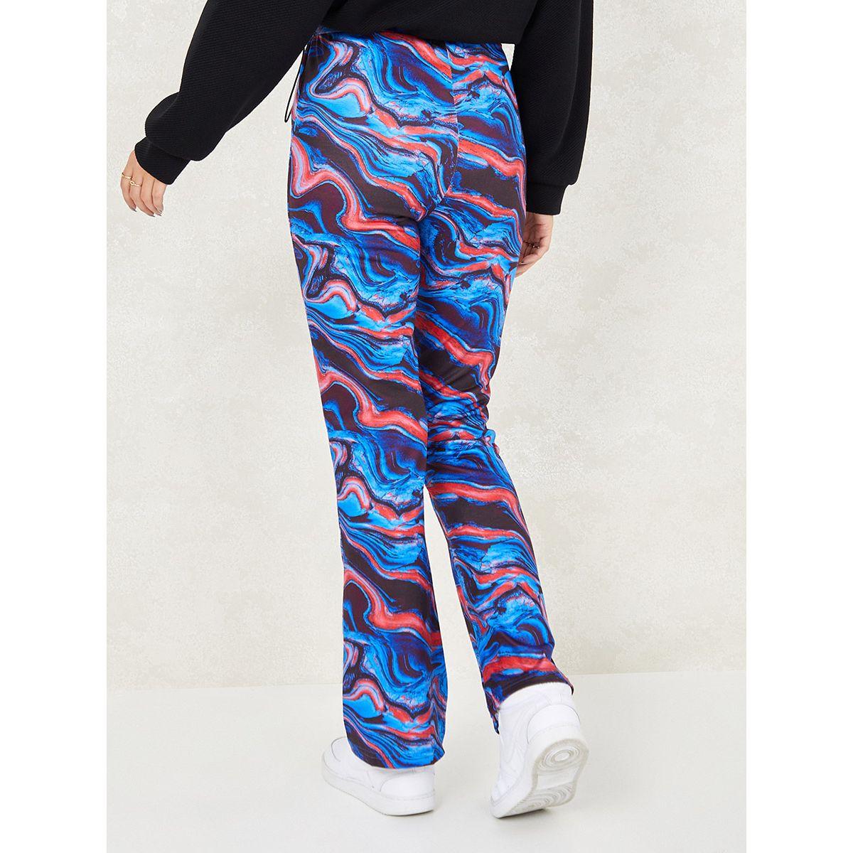 Styli Marble Print Flare Trouser-women-clothing-bottoms-trousers-image-4