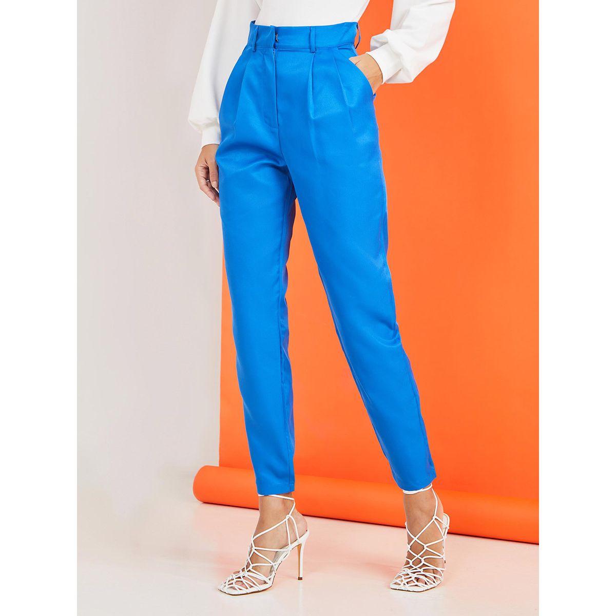 Styli High Rise Tapered Trouser with Side Pocket-women-clothing-bottoms-trousers-image-2