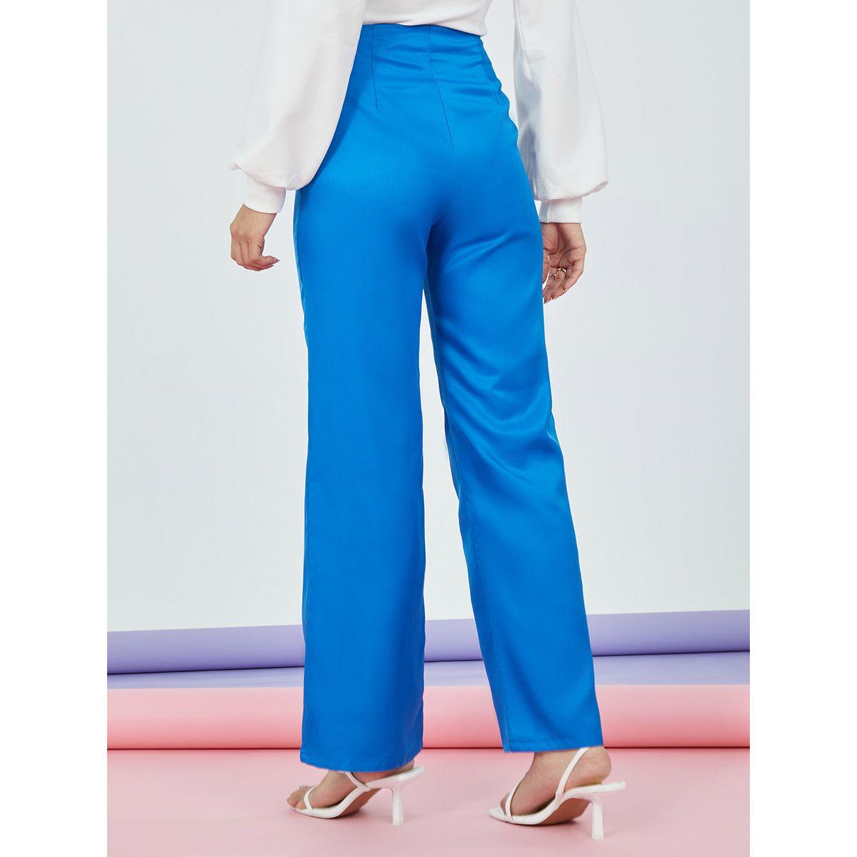 Styli Ring Detail Wide Leg Trouser-women-clothing-bottoms-trousers-image-3