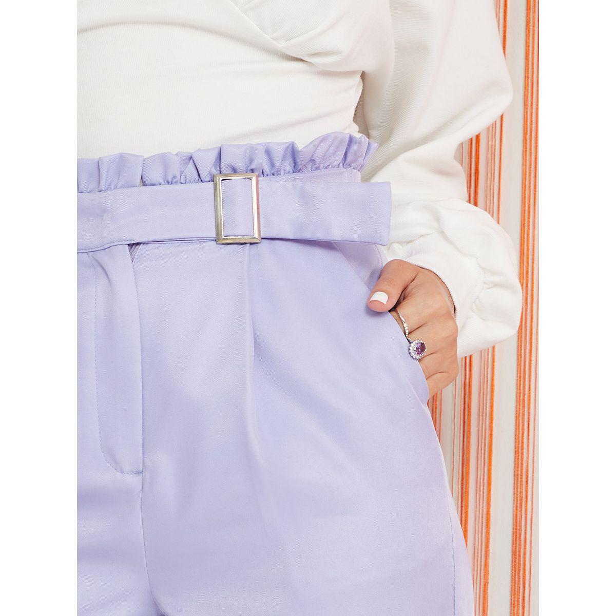 بنطال بخصر بيبر باغ من ستايلي-women-clothing-bottoms-trousers-image-3