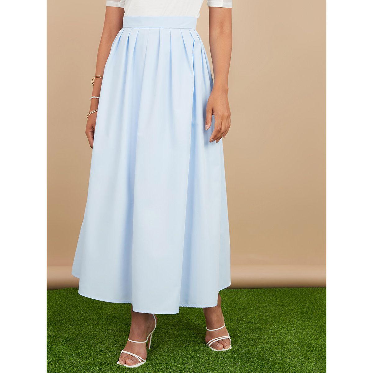 تنورة طويلة بخصر عالي من ستايلي-women-clothing-bottoms-skirts-image-1