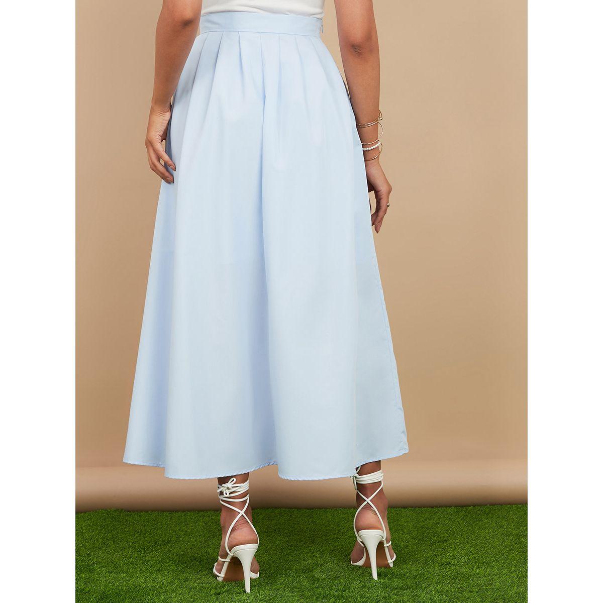 تنورة طويلة بخصر عالي من ستايلي-women-clothing-bottoms-skirts-image-4