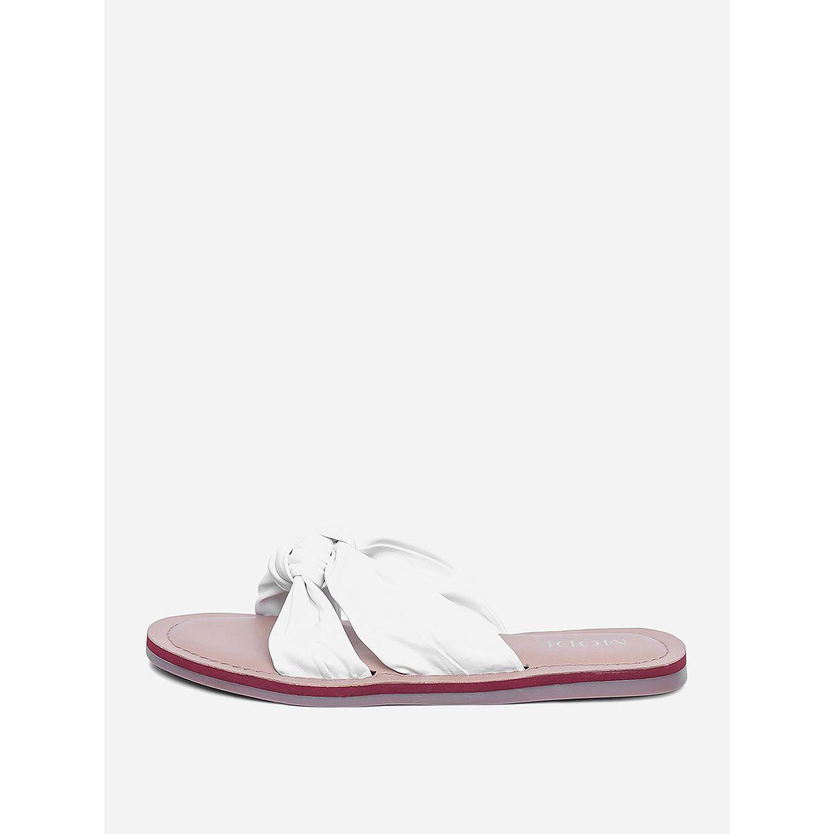Knot Detail Flat Sandals-women-shoes-sandals-flats-image-2