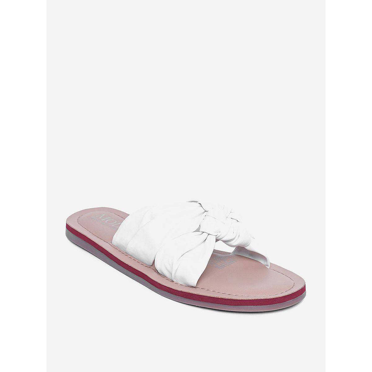 Knot Detail Flat Sandals-women-shoes-sandals-flats-image-3