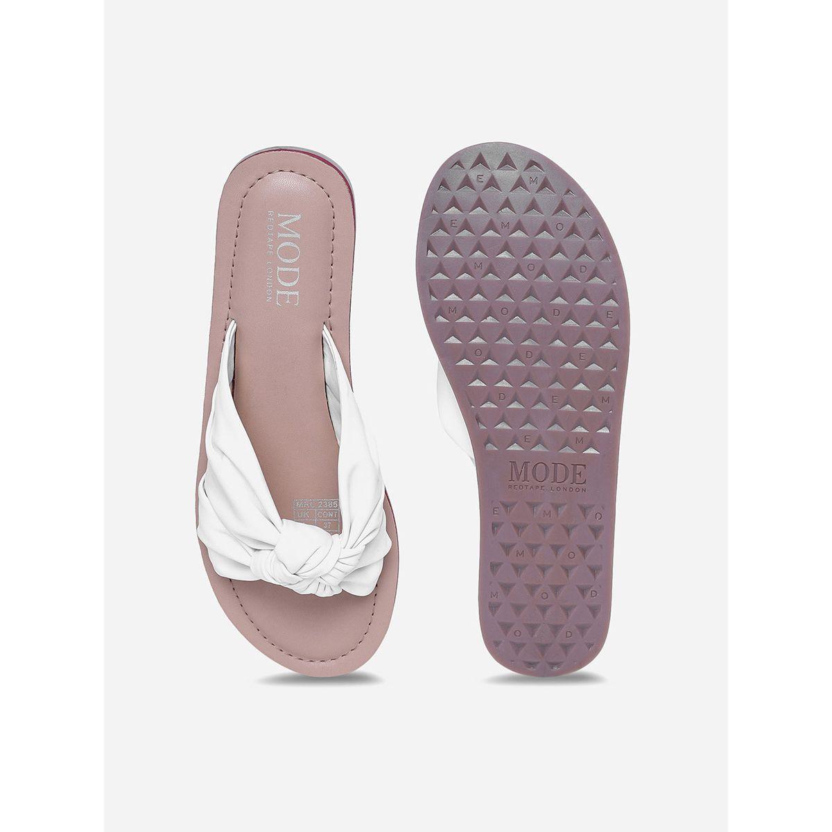 Knot Detail Flat Sandals-women-shoes-sandals-flats-image-5