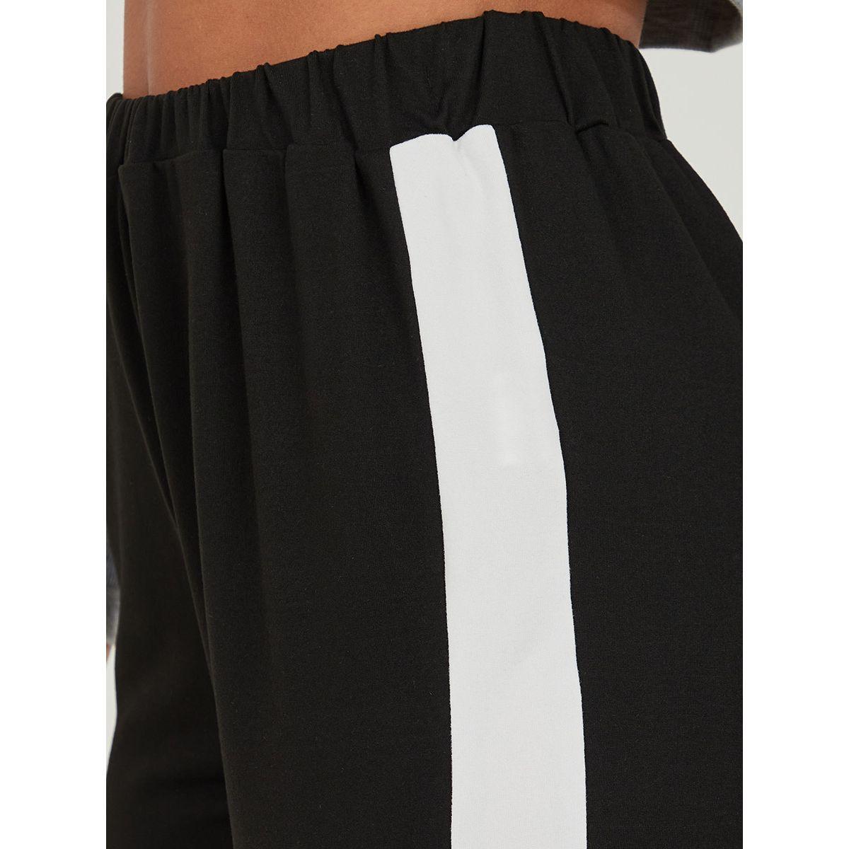 Styli Side Stripe Cuffed Jogger-women-clothing-bottoms-joggers-image-3