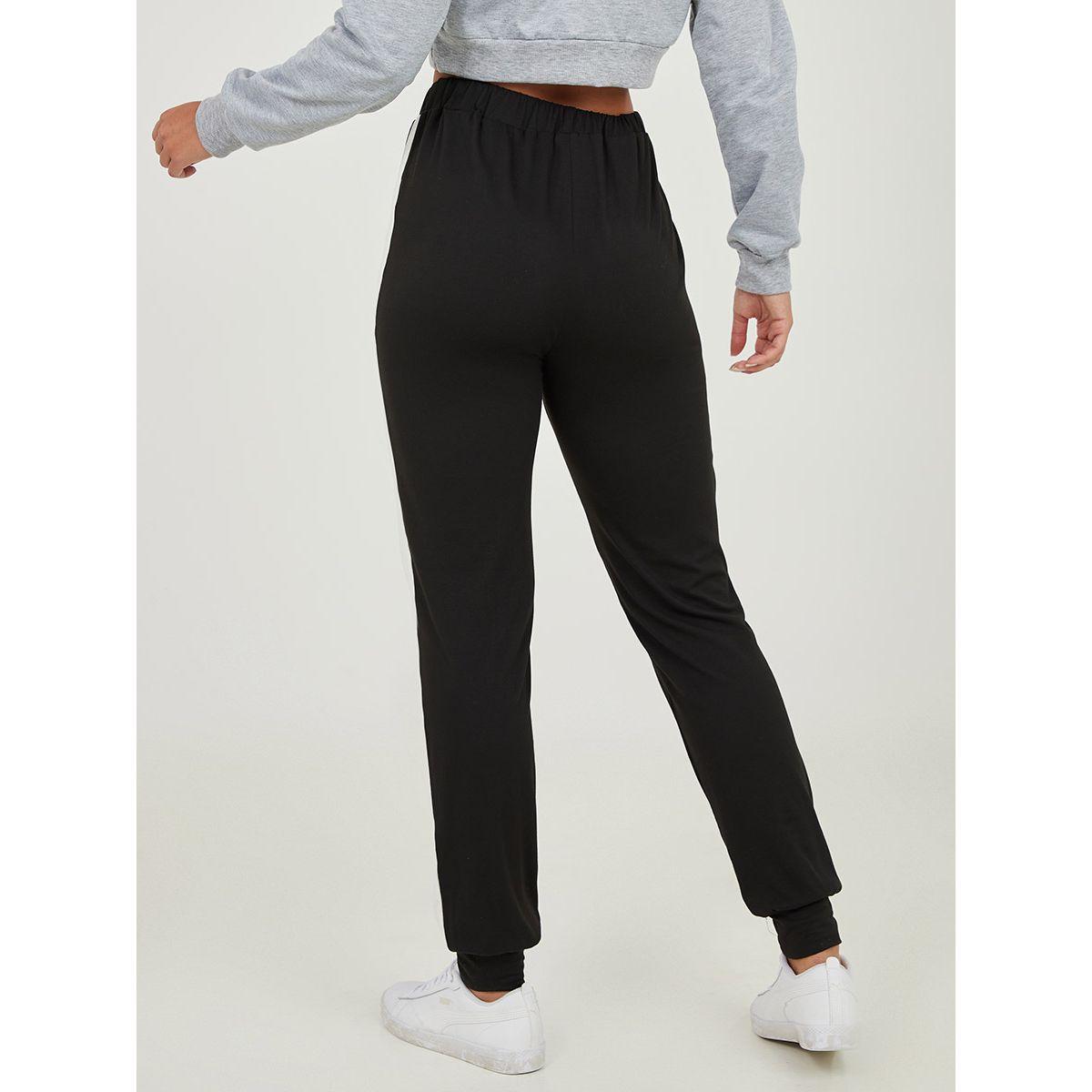 Styli Side Stripe Cuffed Jogger-women-clothing-bottoms-joggers-image-4