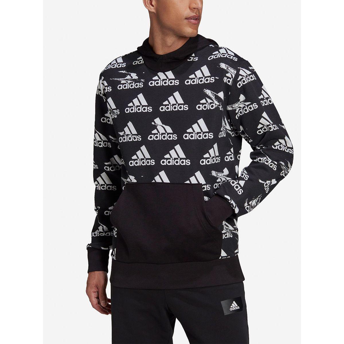 Adidas Essentials Brandlove French Terry Hoodie-men-winterwear-hoodiesandsweatshirts-image-3
