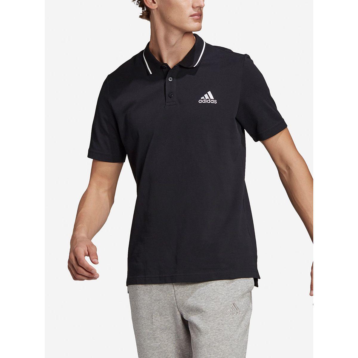 Adidas Logo Detail Pique Polo-men-clothing-tshirtsandpolos-polos-image-1