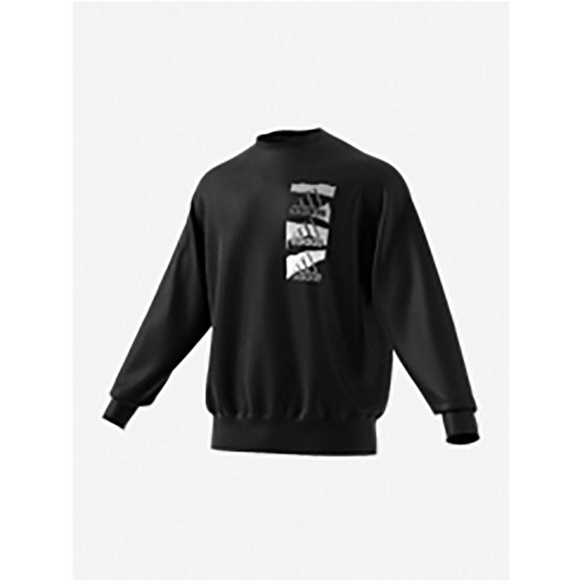 Adidas Logo Detail Soft Jersey Sweatshirt-men-winterwear-hoodiesandsweatshirts-image-4