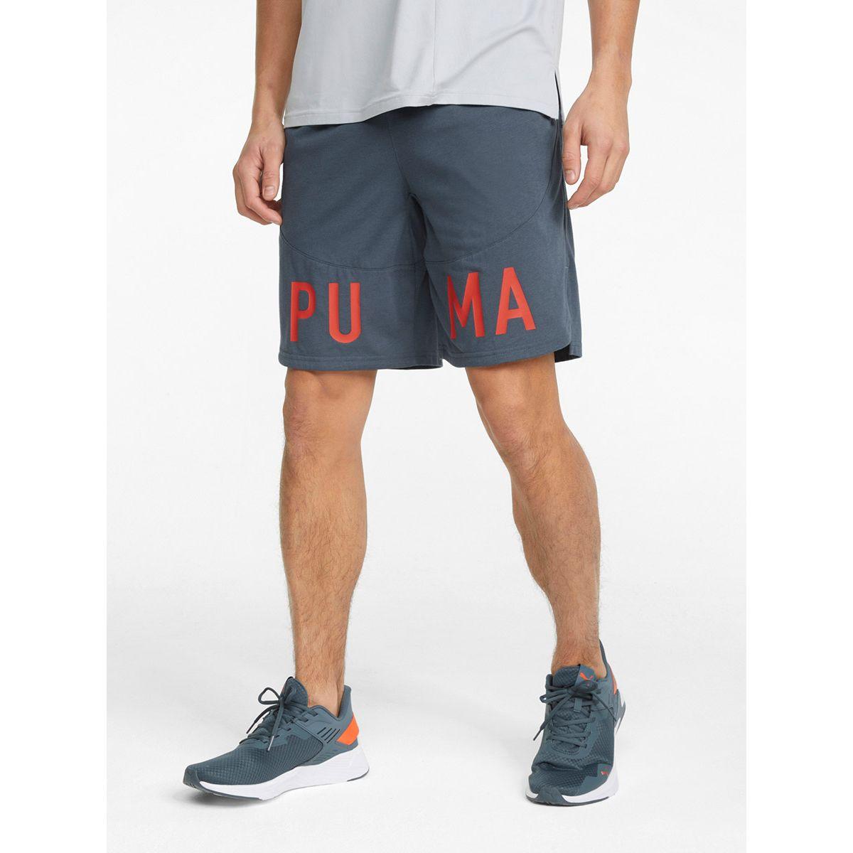 Puma Logo Detail 9" Training Shorts-men-clothing-sportswearandactivewear-bottoms-image-1