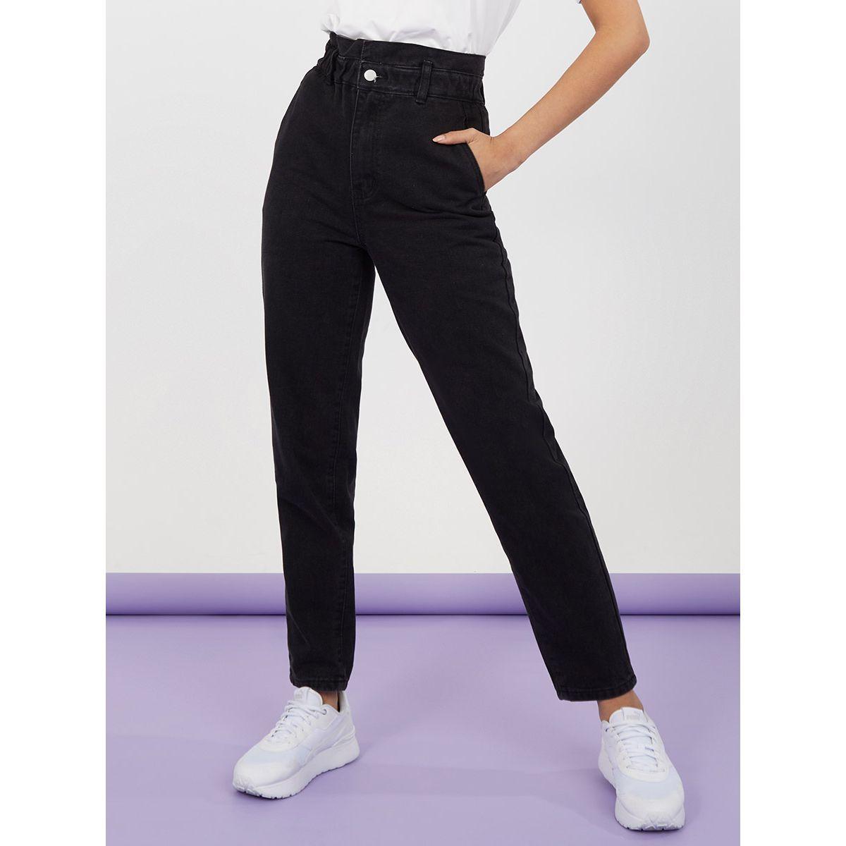 جينز بخصر بيبر باغ من ستايلي-women-clothing-bottoms-jeans-image-1