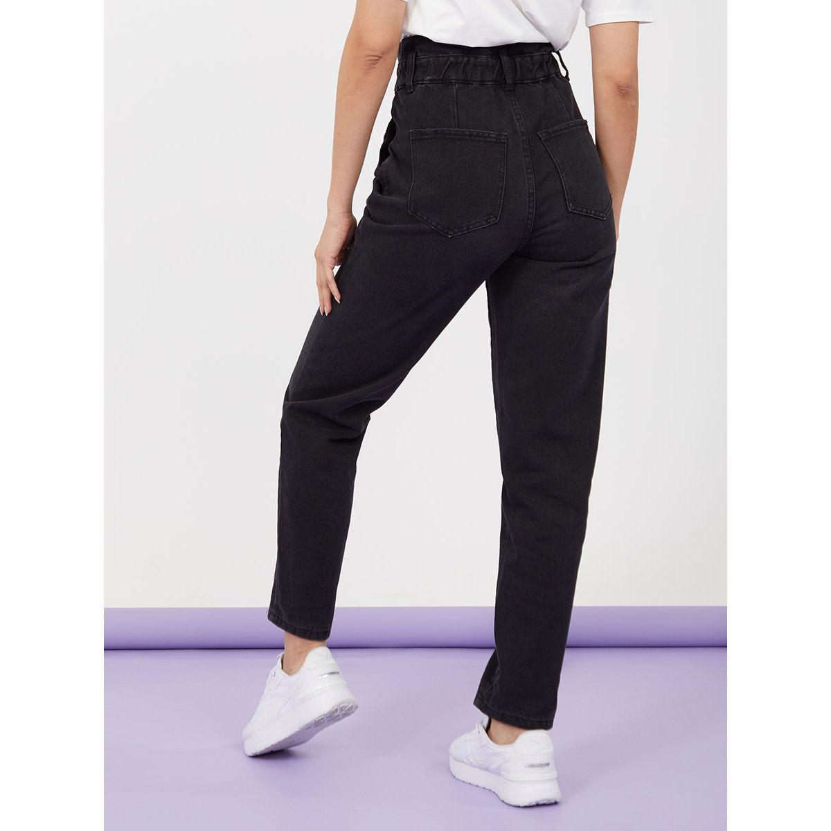 جينز بخصر بيبر باغ من ستايلي-women-clothing-bottoms-jeans-image-4