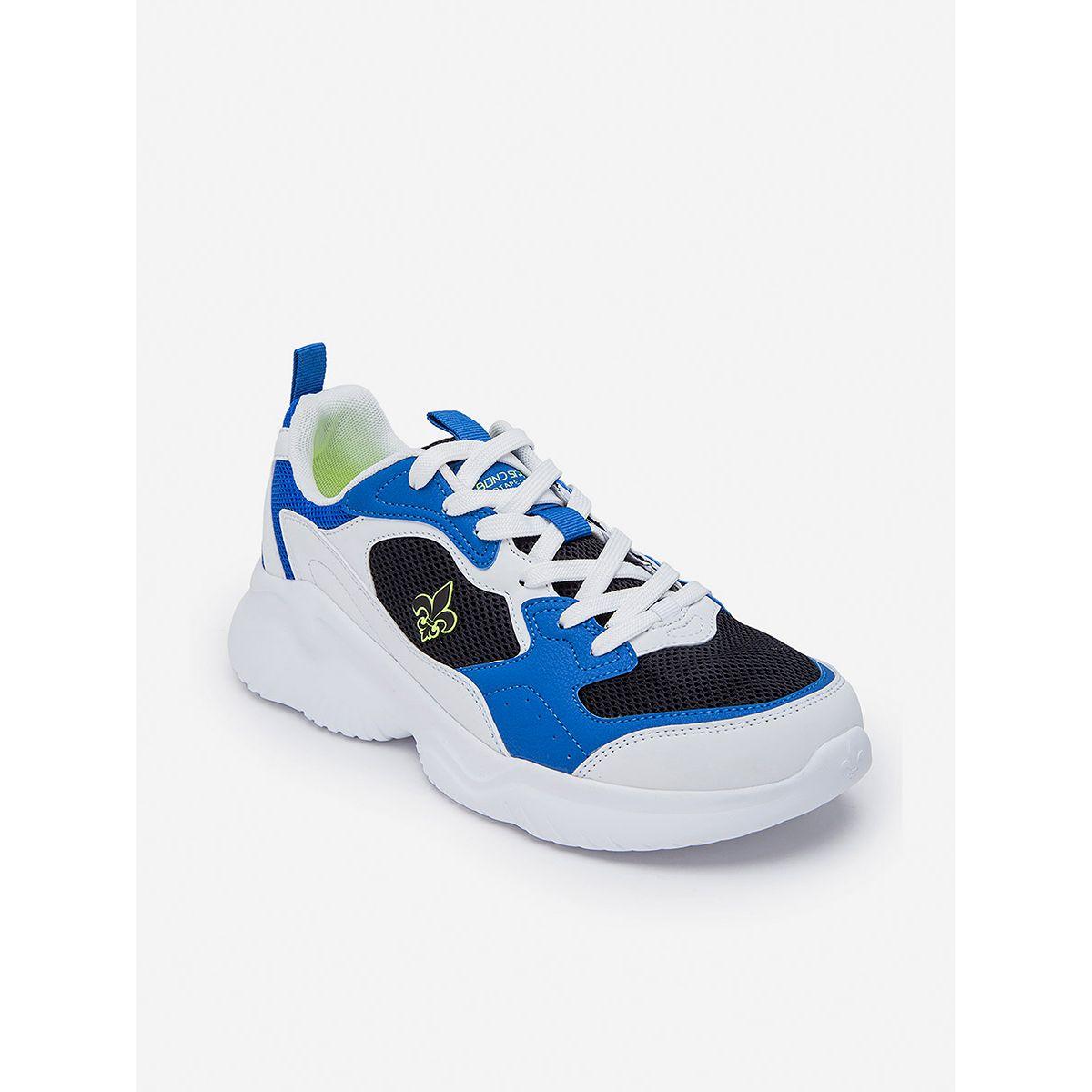 Red Tape Lace Up Logo Detail Colourblock Sneakers-men-shoes-sneakers-image-3