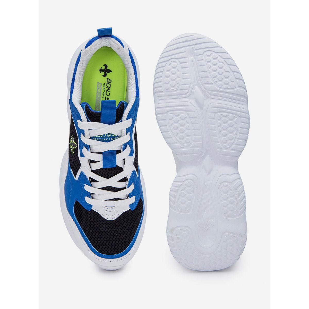 Red Tape Lace Up Logo Detail Colourblock Sneakers-men-shoes-sneakers-image-4
