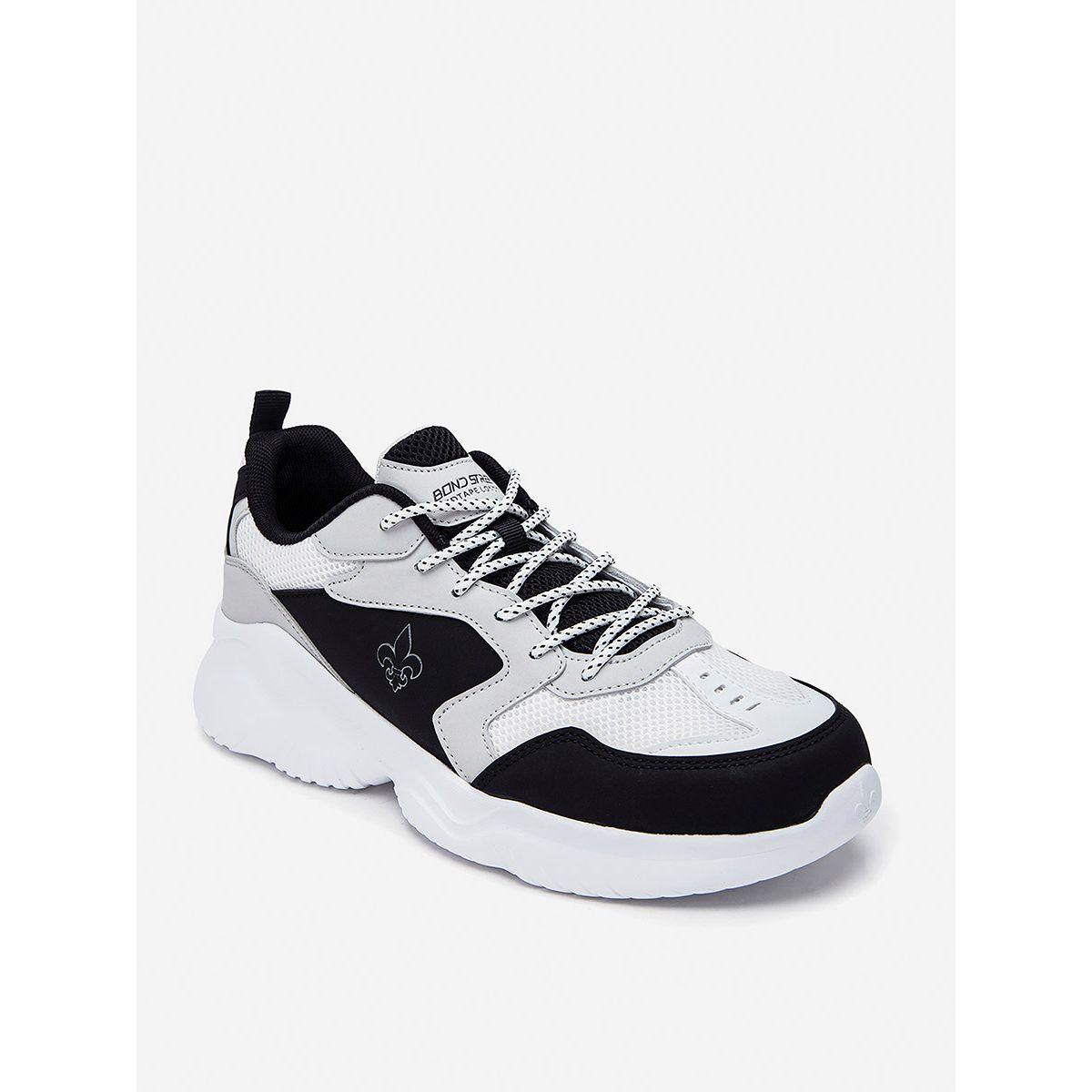 Red Tape Lace Up Logo Detail Colourblock Sneakers-men-shoes-sneakers-image-3