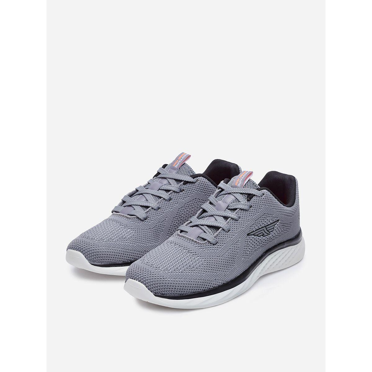 Red Tape Lace Up Logo Detail Mesh Upper Sneakers-men-shoes-sneakers-image-2