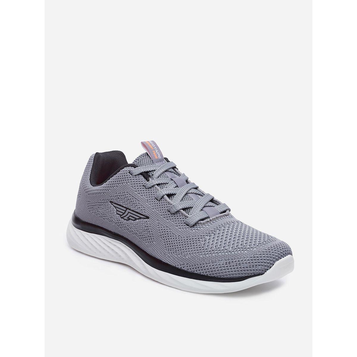 Red Tape Lace Up Logo Detail Mesh Upper Sneakers-men-shoes-sneakers-image-3