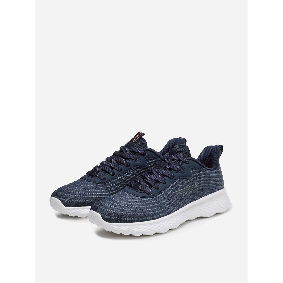 Red Tape Lace Up Logo Detail Mesh Upper Sneakers-men-shoes-sneakers-image-2