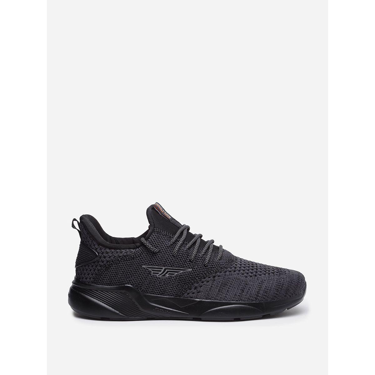 Red Tape Lace Up Logo Detail Mesh Upper Sneakers-men-shoes-sneakers-image-1