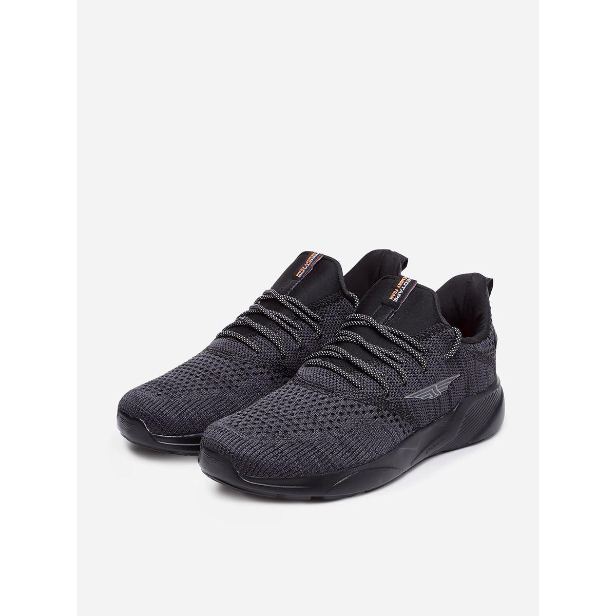 Red Tape Lace Up Logo Detail Mesh Upper Sneakers-men-shoes-sneakers-image-2
