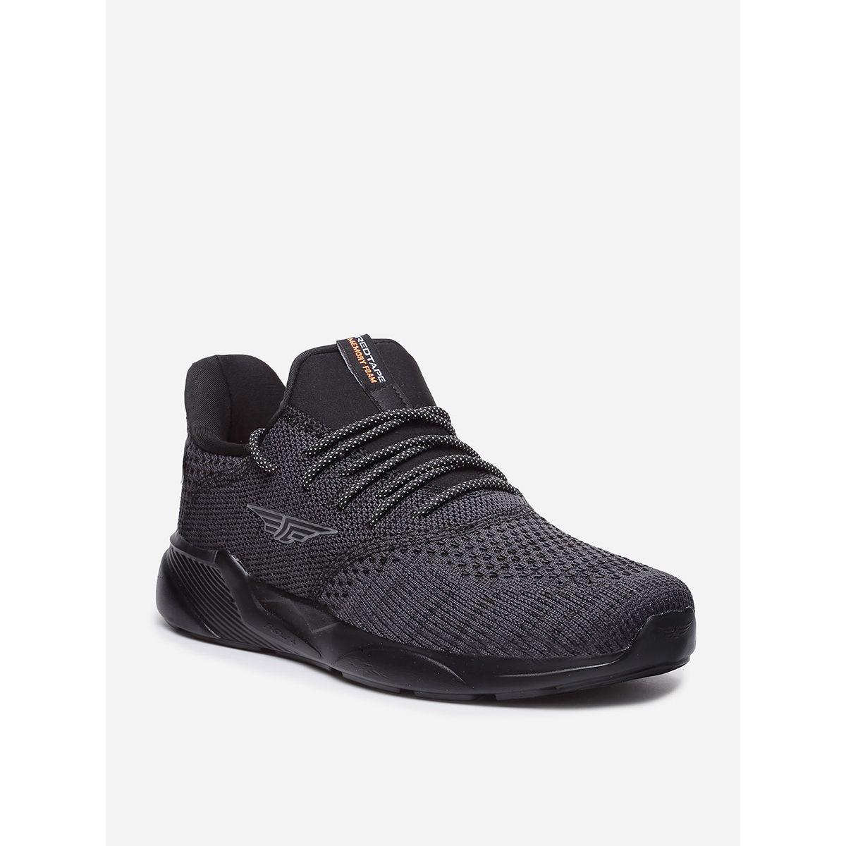 Red Tape Lace Up Logo Detail Mesh Upper Sneakers-men-shoes-sneakers-image-3