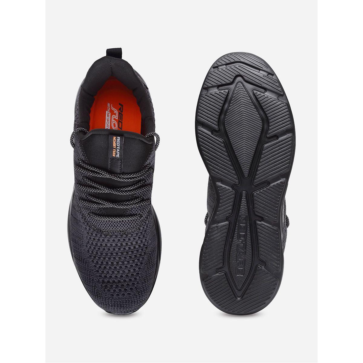 Red Tape Lace Up Logo Detail Mesh Upper Sneakers-men-shoes-sneakers-image-4