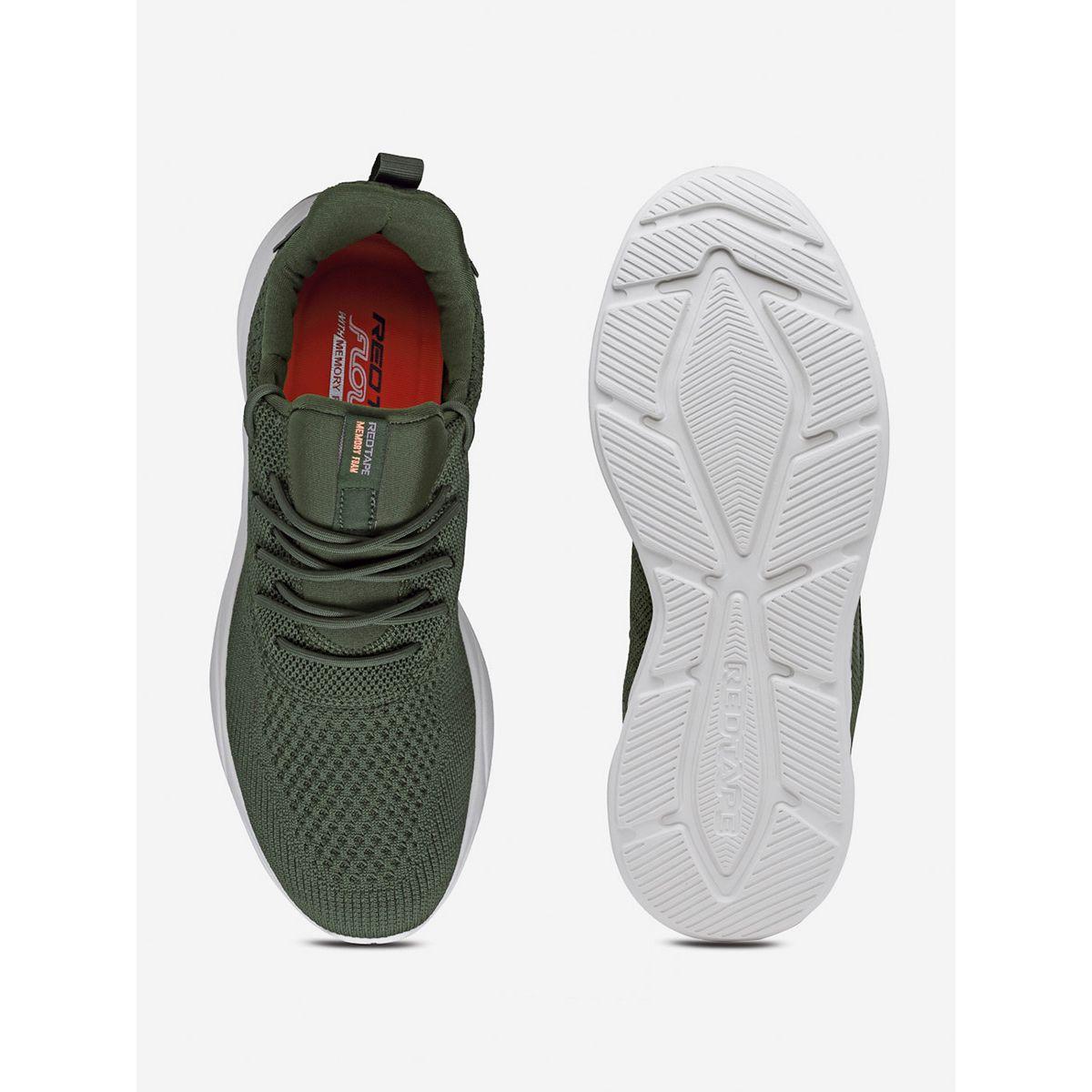 Red Tape Lace Up Logo Detail Mesh Upper Sneakers-men-shoes-sneakers-image-4