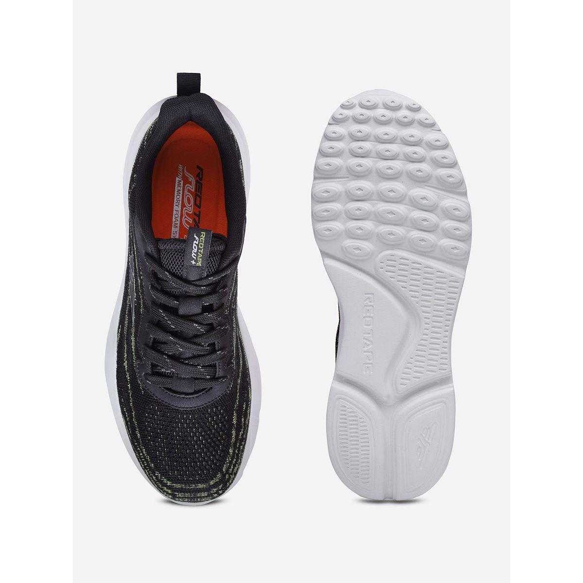 Red Tape Lace Up Logo Detail Mesh Upper Sneakers-men-shoes-sneakers-image-4