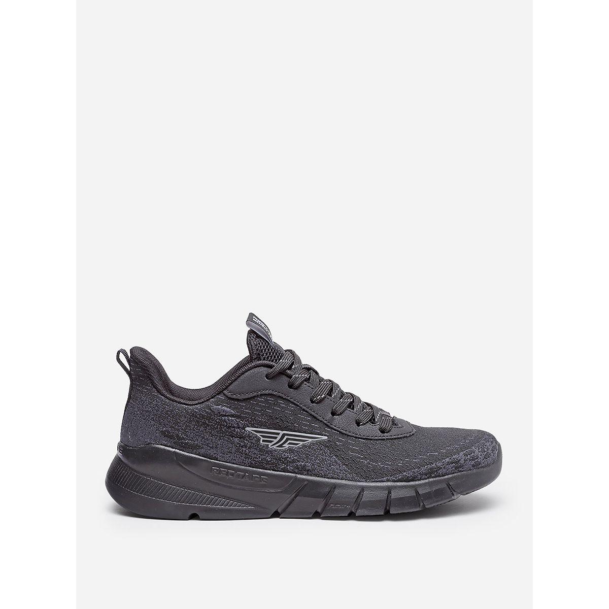 Red Tape Lace Up Logo Detail Mesh Upper Sneakers-men-shoes-sneakers-image-1