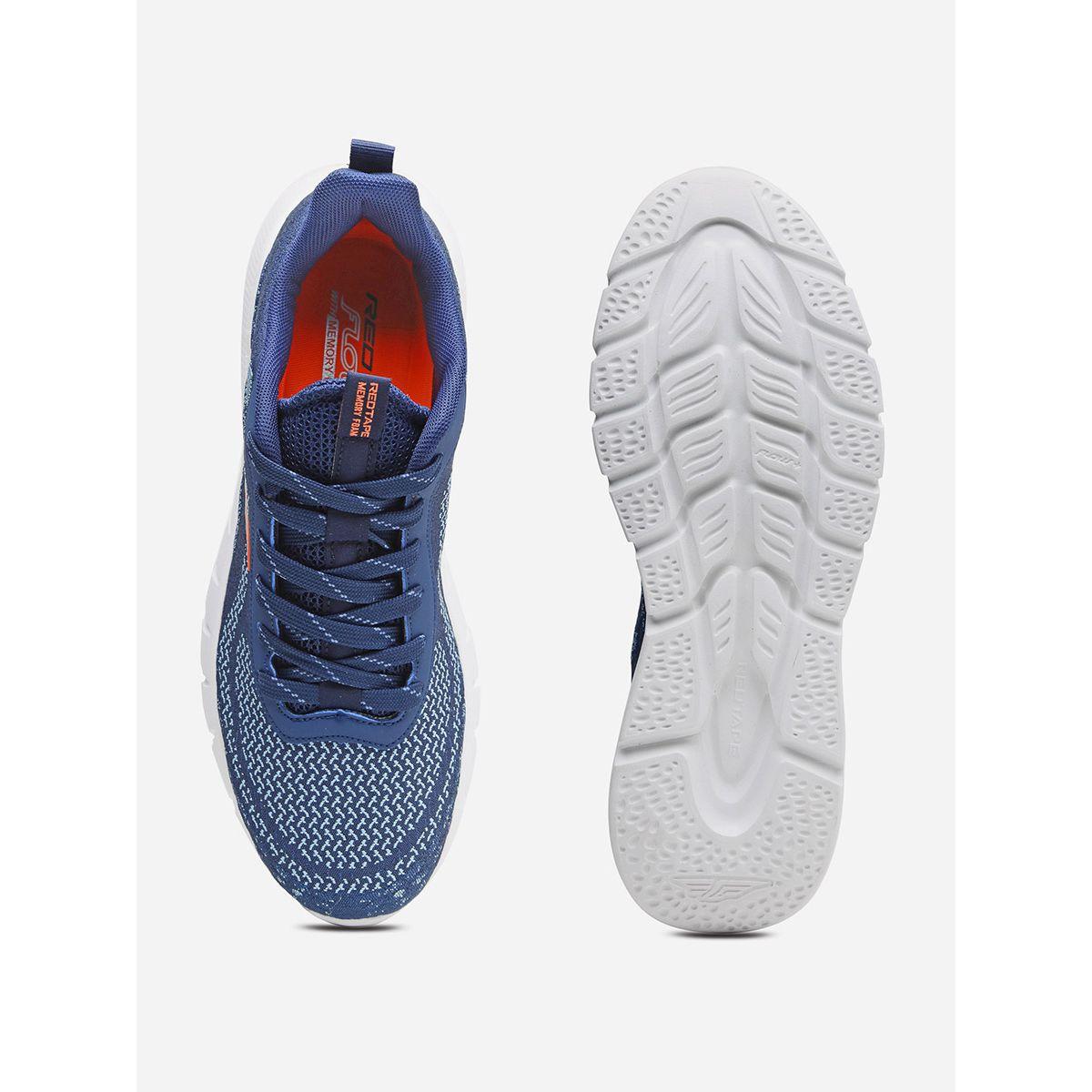 Red Tape Lace Up Logo Detail Mesh Upper Sneakers-men-shoes-sneakers-image-4
