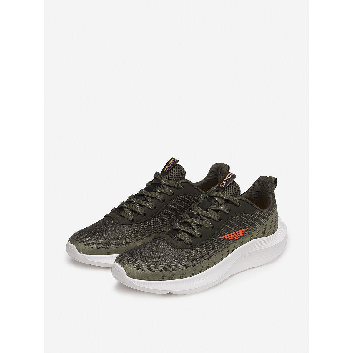 Red Tape Lace Up Logo Detail Mesh Upper Sneakers-men-shoes-sneakers-image-2
