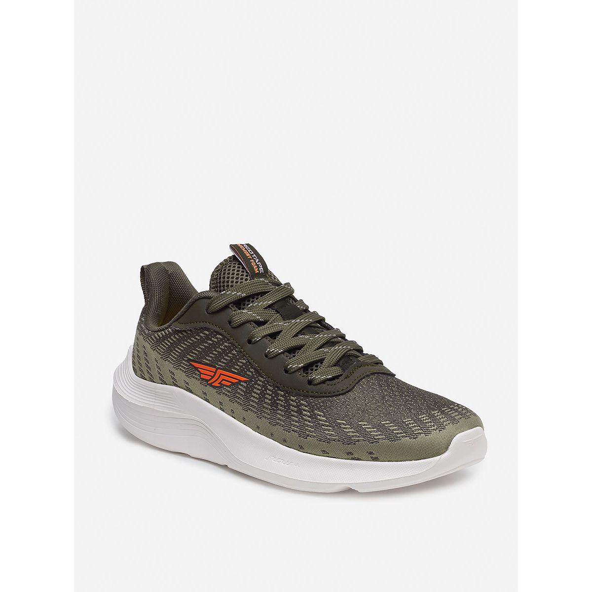 Red Tape Lace Up Logo Detail Mesh Upper Sneakers-men-shoes-sneakers-image-3