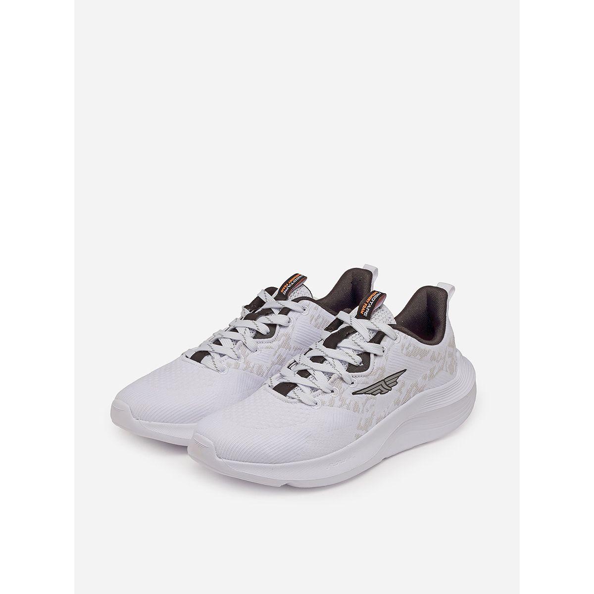 Red Tape Lace Up Logo Detail Mesh Upper Sneakers-men-shoes-sneakers-image-2