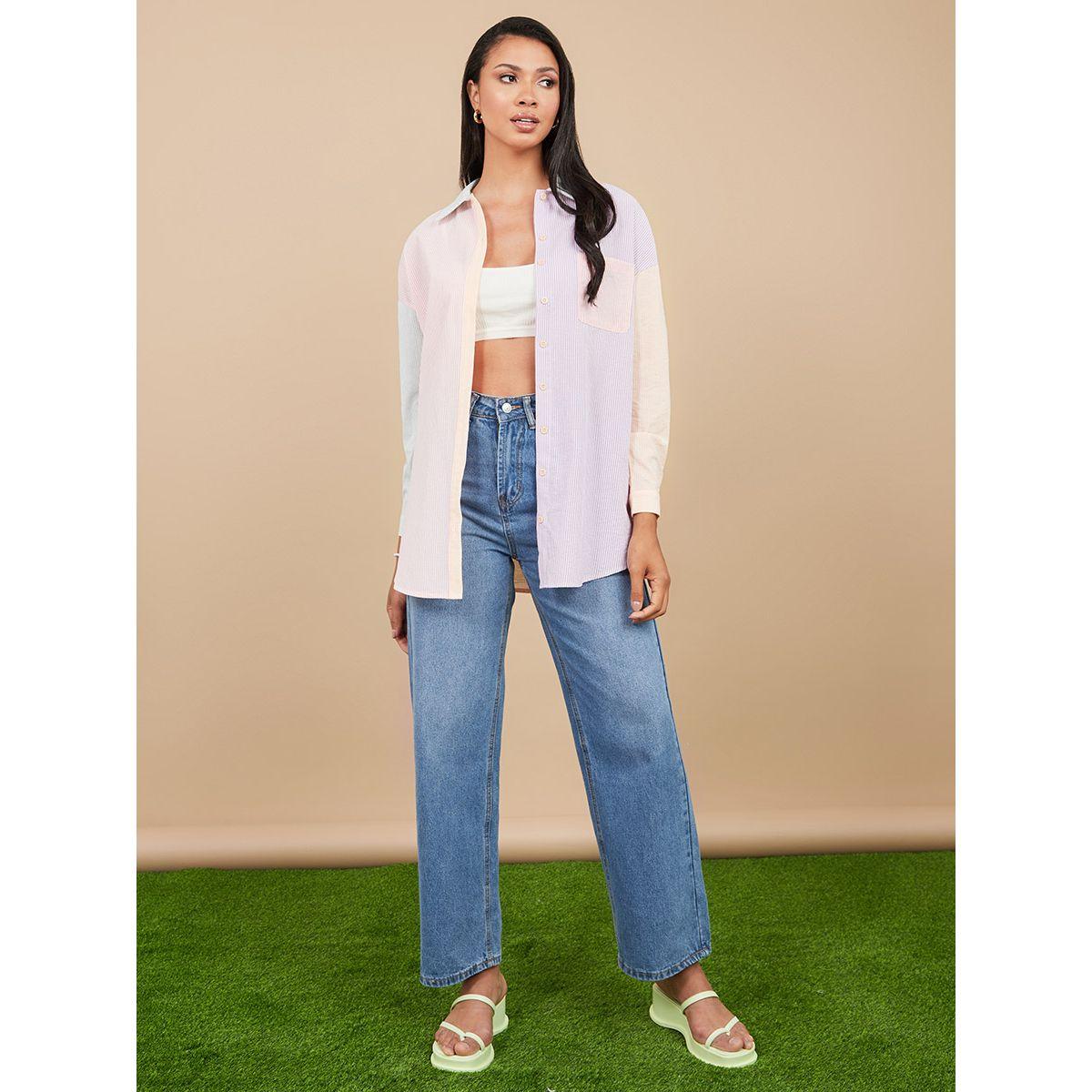 بلوزة كاجوال بقصة واسعة من ستايلي-women-clothing-shirtsandblouses-shirts-image-2