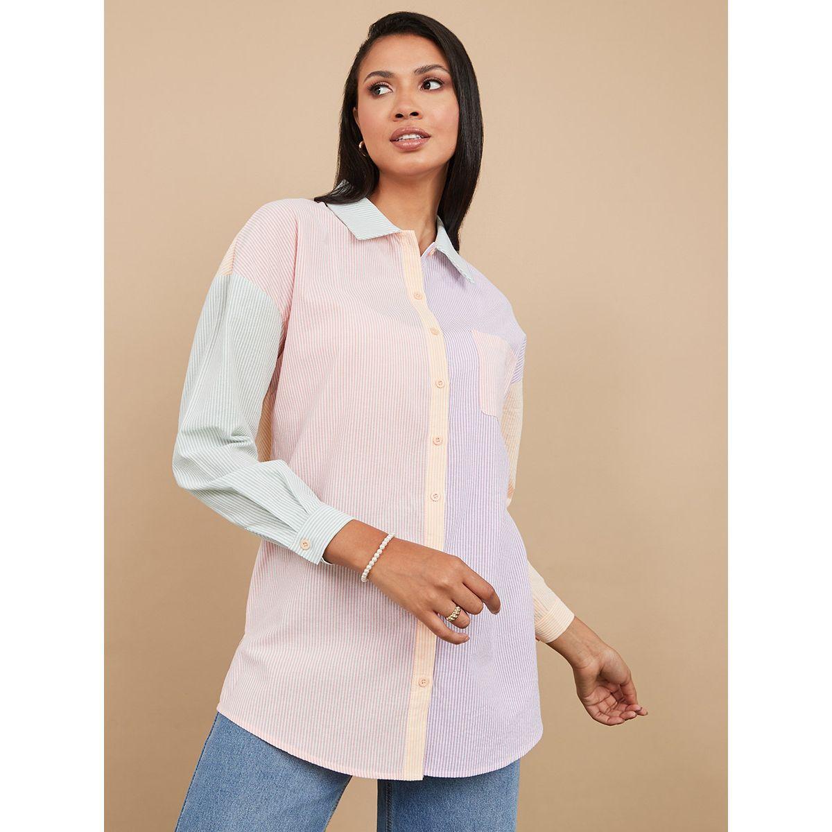 بلوزة كاجوال بقصة واسعة من ستايلي-women-clothing-shirtsandblouses-shirts-image-3